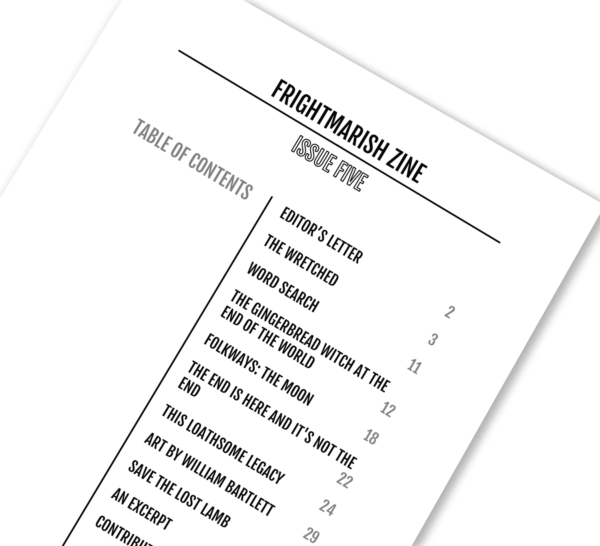 Frightmarish Zine - Issue 5 - Print - Image 2
