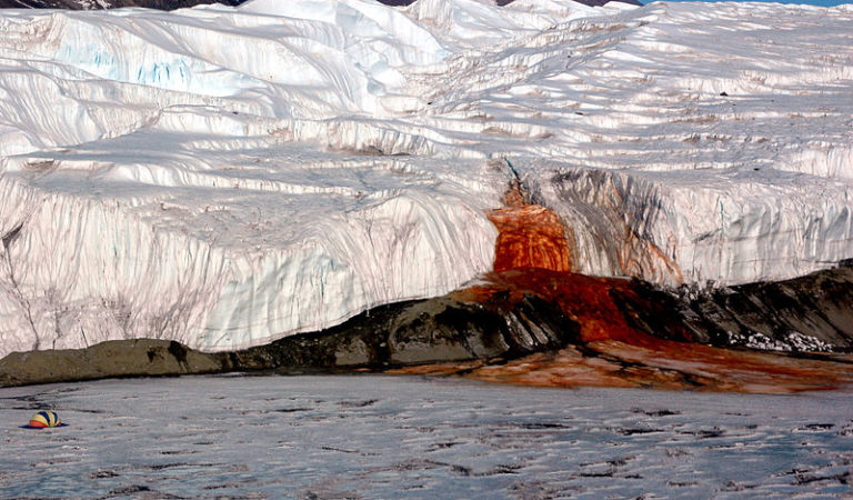 Story Setting Idea: Blood Falls
