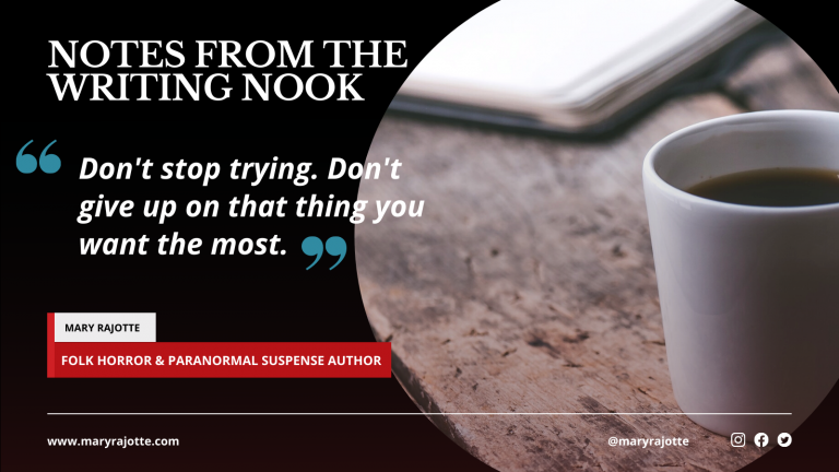 Notes from the Writing Nook
